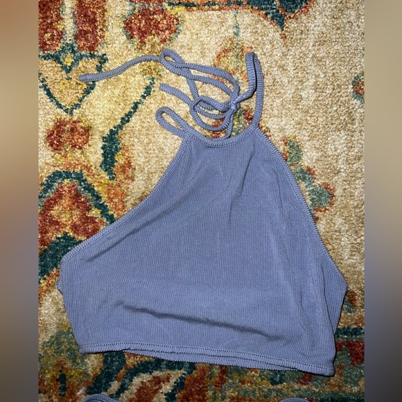 Skims SET soft lounge halter top (M) and skirt (S) - Picture 6 of 10